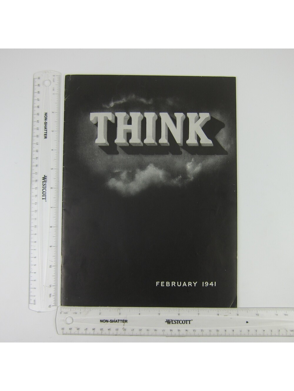 THINK Magazine IBM February 1941 George Washington Abraham Lincoln Vintage RARE